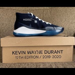 NEW W TAGS Size 14 Nike Zoom KD12 TB Midnight Navy